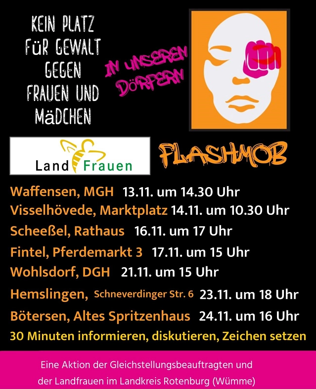 Einladung zum Flashmop der Landfrauen