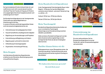 Flyer Bufdi_31.07.2025-2.jpg Innenseiten des neuen Flyers für den Bundesfreiwilligendienst © Samtgemeinde Fintel