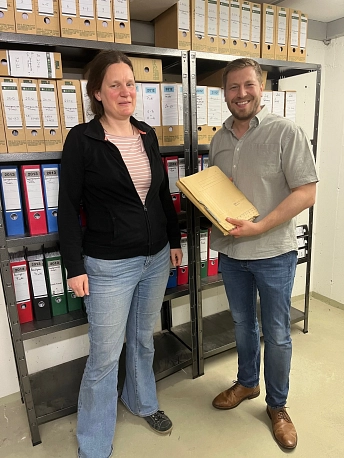 Treffen mit Frau Heitmann vom Kreisarchiv&nbsp;&copy;&nbsp;Samtgemeinde Fintel