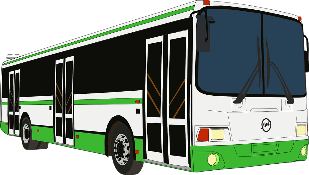 ÖPNV - Bus Abbildung einer Busillustration © pixabay.com