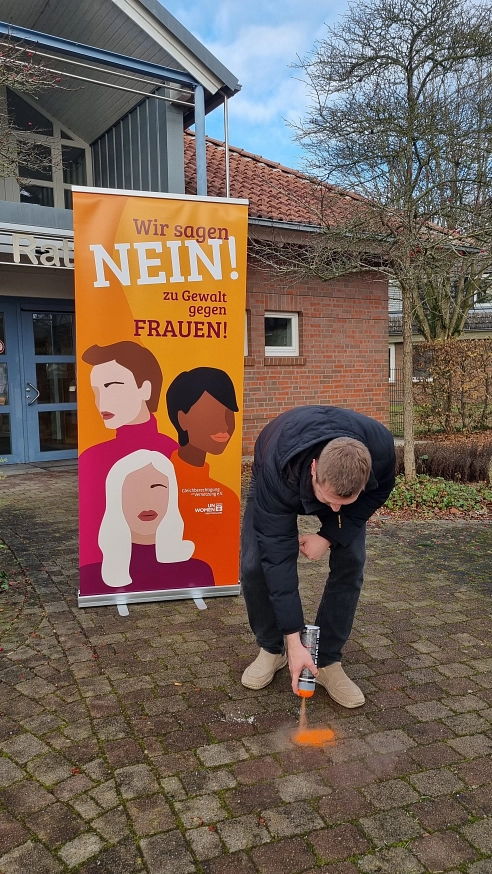 Sprühkreide-Aktion Sven Maier
